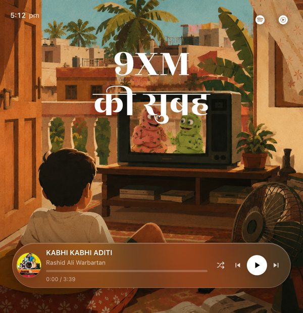 9XM Mornings tenant of the multi-tenant music player