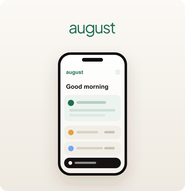 August health AI mobile app